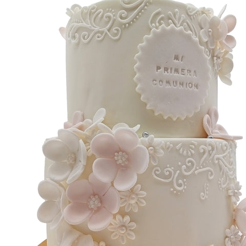 Torta 3D primera comunión niña - Terely