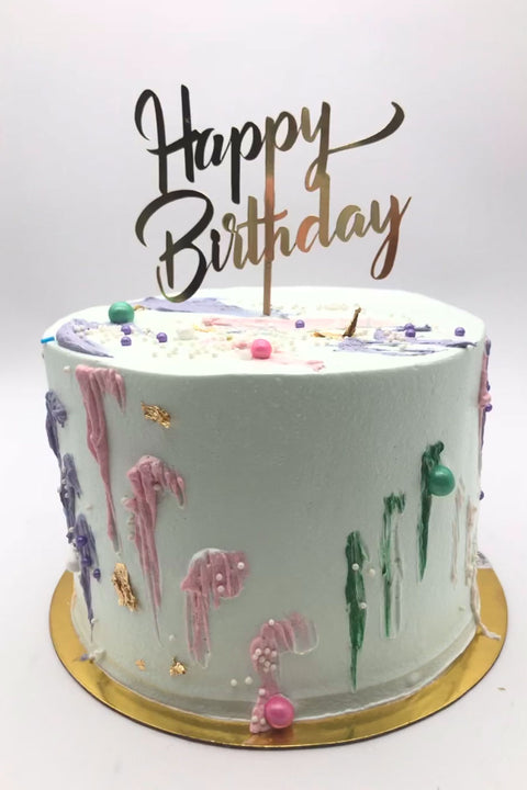 Torta Art Cake Happy Birthday - Terely