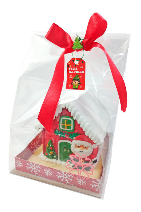 Casa de galleta navideña sin armar - Terely