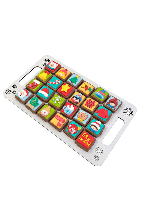 Calendario Brownie navideño - Terely