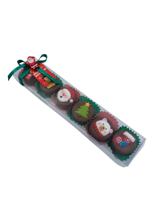 Mini bocado brownie navideño x6 - Terely
