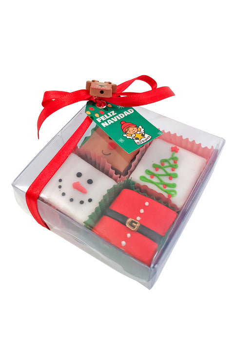 Caja mini brownie navideño - Terely