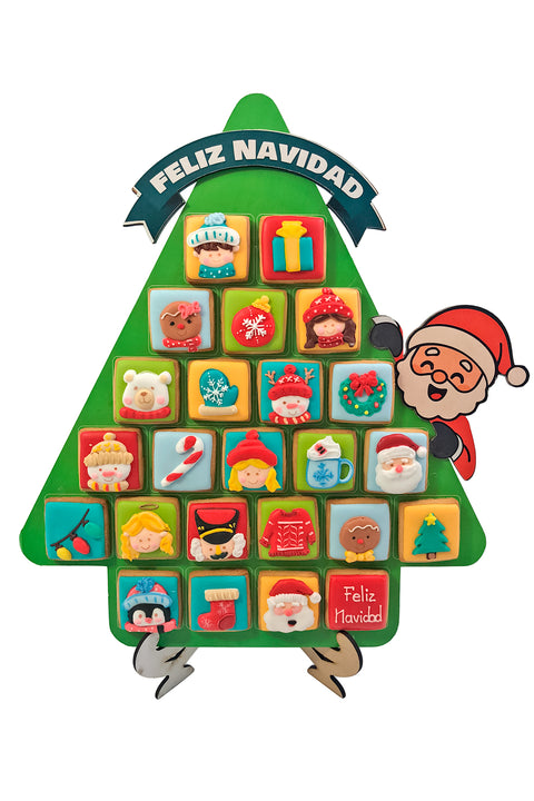 Calendario de galletas navideñas - Terely