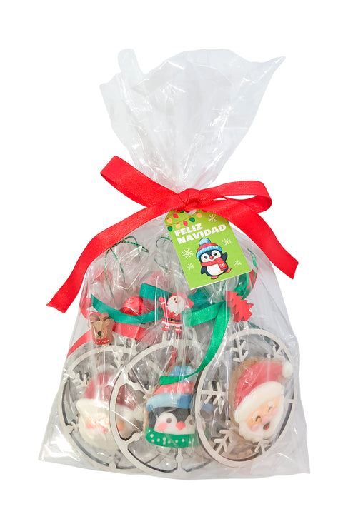 Adorno galleta navideño x6 - Terely