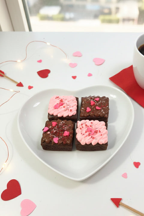 Mini Brownies x4 amor y amistad