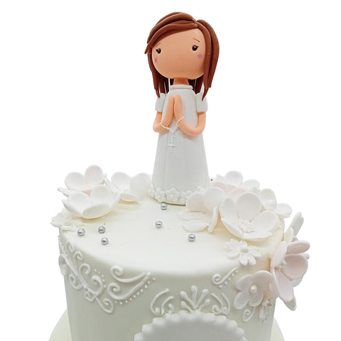 Torta 3D primera comunión niña - Terely